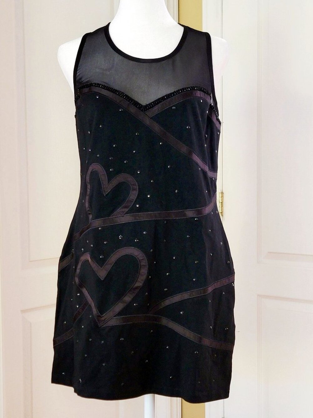 TWELVE BY TWELVE BLACK COCKTAIL DRESS
